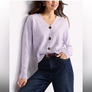 Cyrus Lavender Women's Cardigan